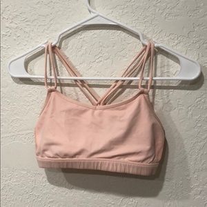 Pink/peach sports bra